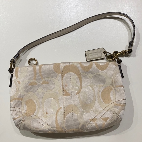 Coach Signature Jacquard Convertible Wristlet - Picture 2 of 8